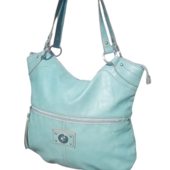 Relic Handbags - Relic Prescott Collection Shoulder Hobo Bag Purse | Teal | Top Zip | EUC
